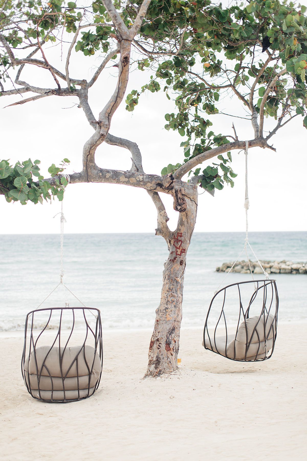 Wicker Chairs on the beach