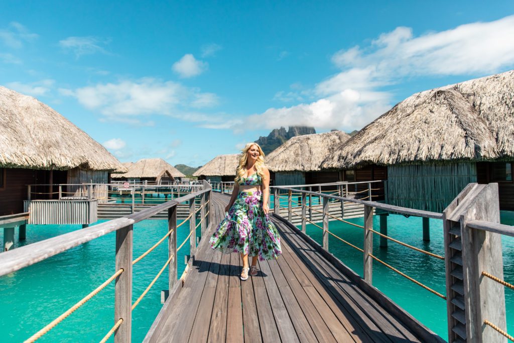 Emily Williams in Bora Bora